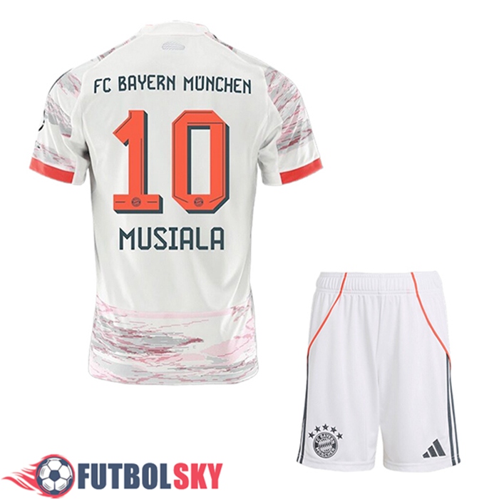 Camisetas De Futbol Bayern Munich (MUSIALA #10) Ninos Segunda 2025/2026