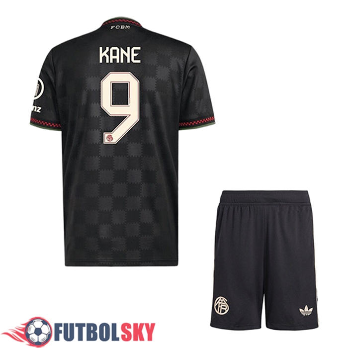 Camisetas De Futbol Bayern Munich (KANE #9) Ninos Champions League 2025/2026