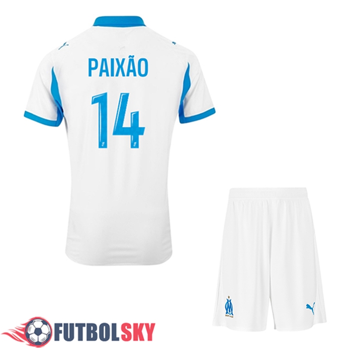 Camisetas De Futbol Marsella (PAIXÃO #14) Ninos Primera 2025/2026