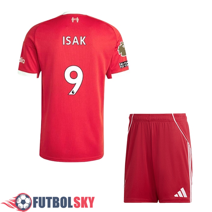 Camisetas De Futbol Liverpool (ISAK #9) Ninos Primera 2025/2026