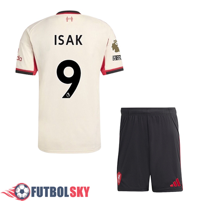 Camisetas De Futbol Liverpool (ISAK #9) Ninos Segunda 2025/2026