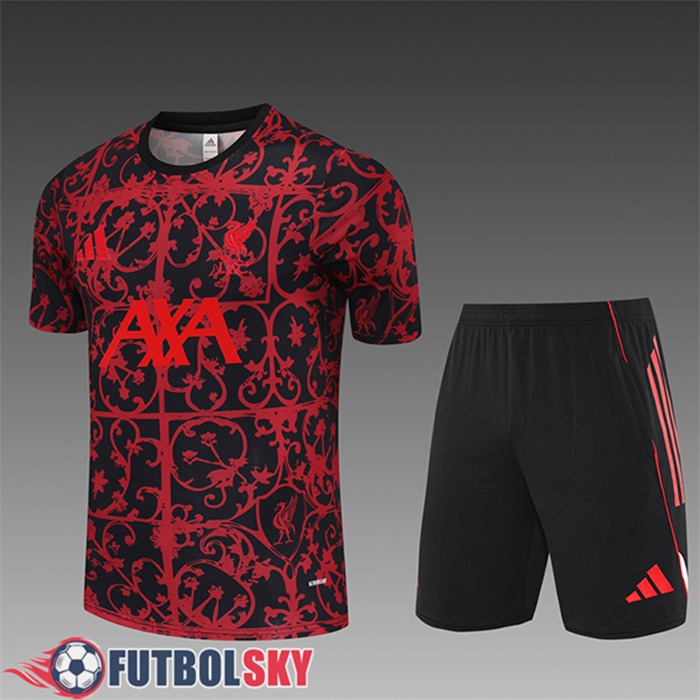 Camiseta Entrenamiento FC Liverpool Ninos Rojo/Negro 2025/2026