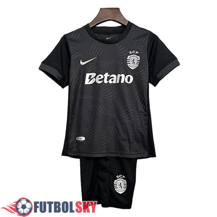 Nueva Camisetas De Futbol Sporting Ninos Segunda 2025/2026