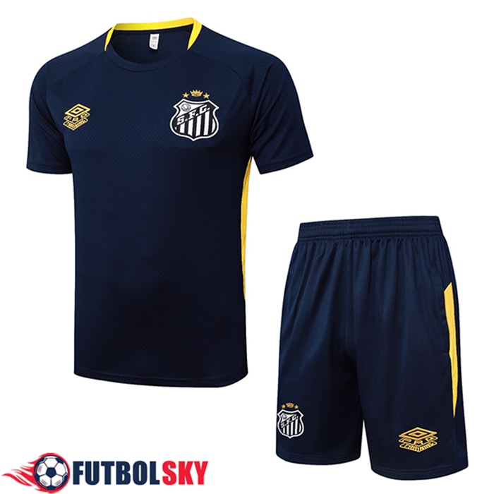 Camiseta Entrenamiento Santos Azul/Amarillo 2025/2026