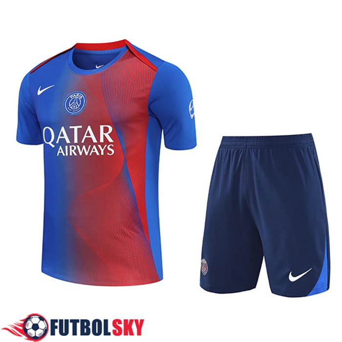 Camiseta Entrenamiento PSG Azul/Rojo 2025/2026