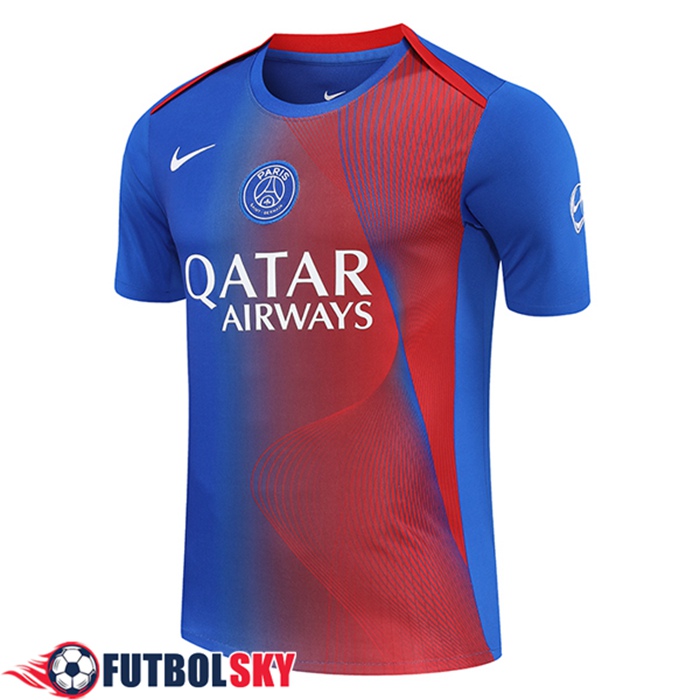 Camiseta Entrenamiento PSG Azul/Rojo 2025/2026