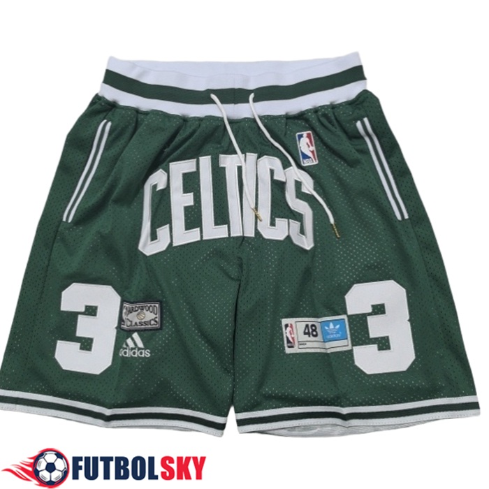 Cortos NBA Boston Celtics 2025/26 Verde/Blanco -02