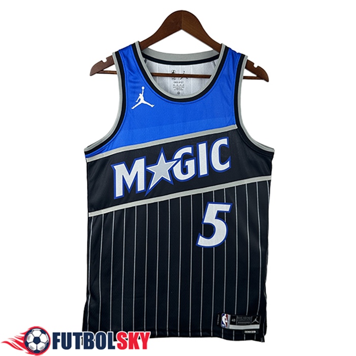 Camisetas NBA Orlando Magic (BANCHERO #5) 2025/26 Negro/Azul