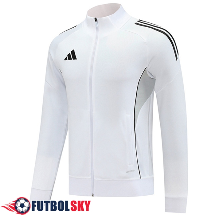 Chaquetas Futbol Adidas Blanco/Negro 2025/2026