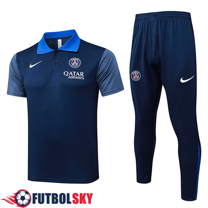 Camiseta Polo PSG azul real 2025/2026