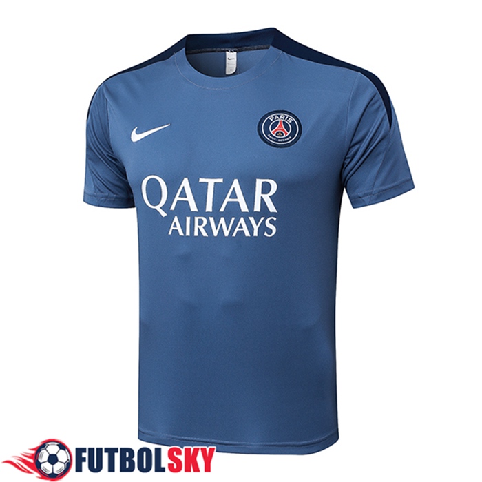 Camiseta Entrenamiento PSG Gris/Azul 2025/2026 -02
