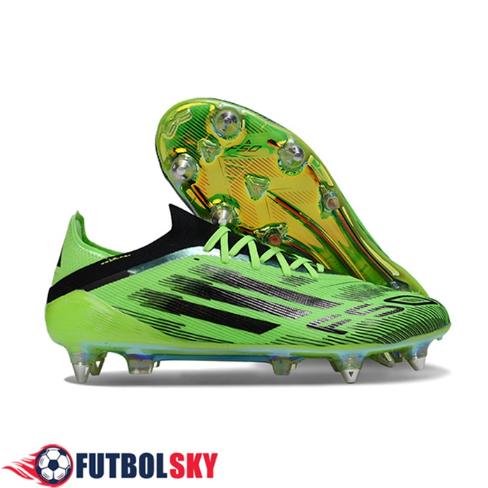 Adidas Botas De Fútbol F50 Elite SG Verde/Negro -03