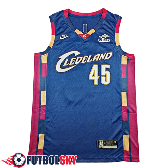 Camisetas NBA Cleveland Cavaliers (MITCHELL #45) 2025/26 Azul/Rojo