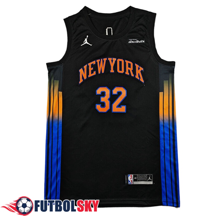 Camisetas NBA New York Knicks (TDWNS #32) 2025/26 Negro/Azul/Naranja