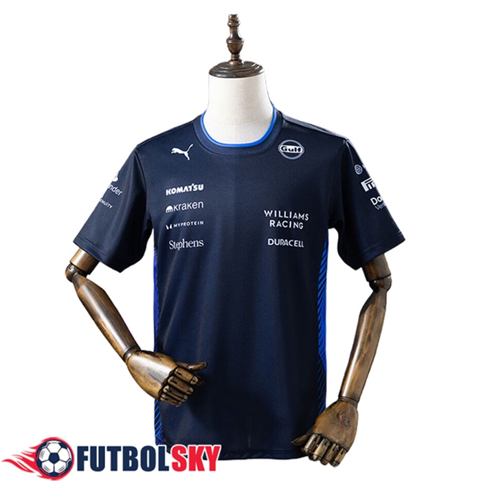 Camiseta de manga corta Williams Team azul real 2025