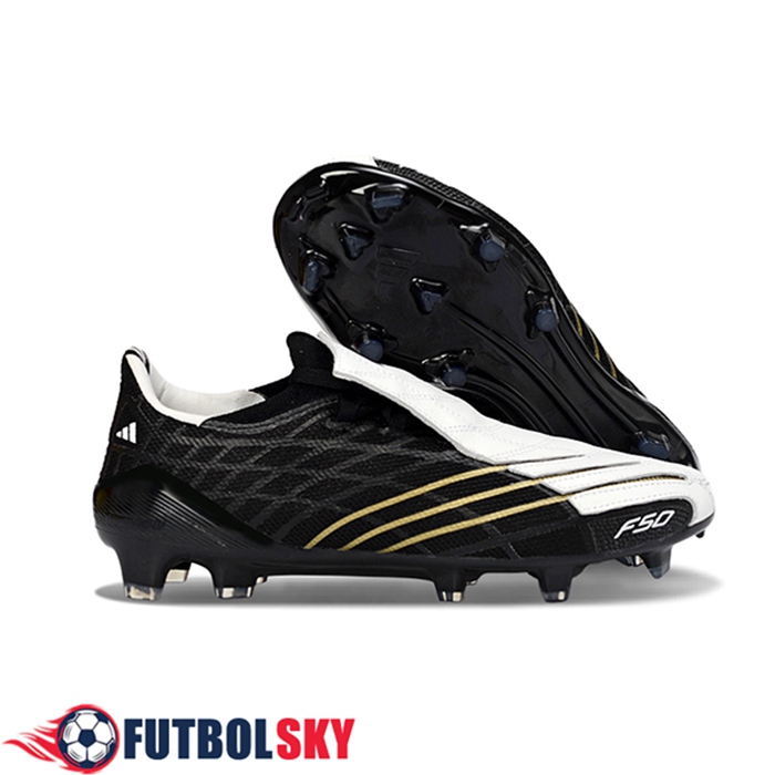 Adidas Botas De Fútbol F50 Elite FG Negro/Blanco