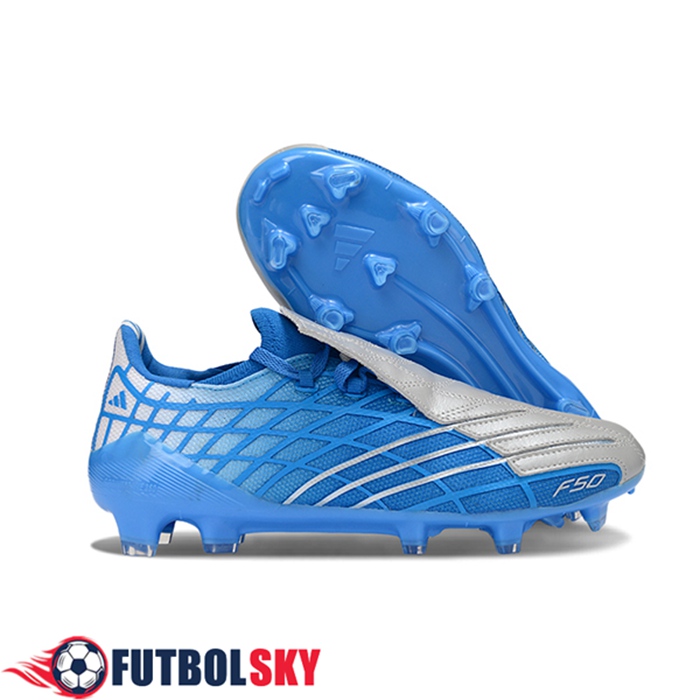 Adidas Botas De Fútbol F50 Elite FG Azul/Gris