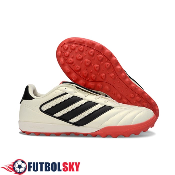 Copa Botas De Fútbol GLORO II TF Beige/Negro/Rojo
