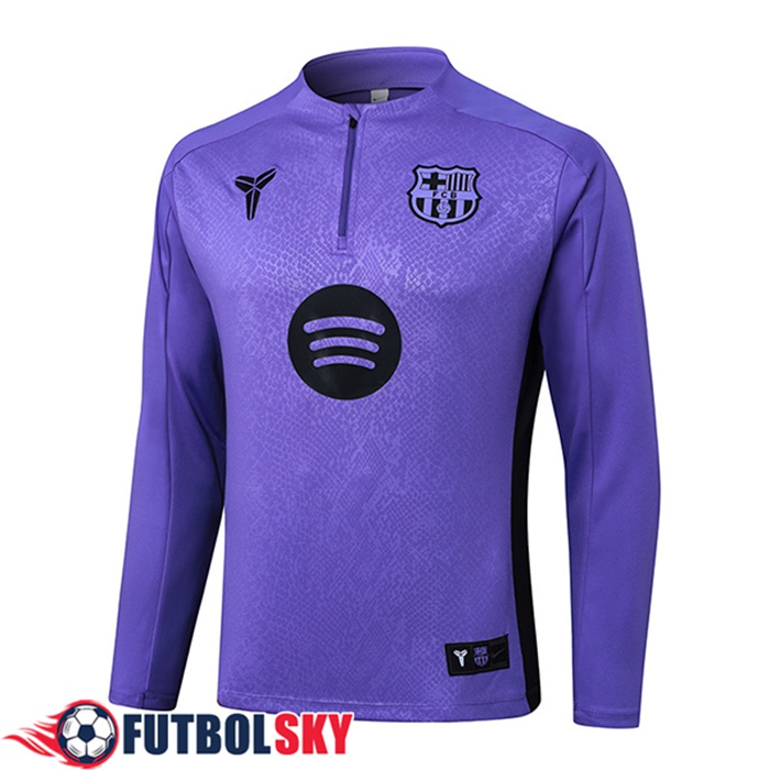 Sudadera De Entrenamiento FC Barcelona Violeta/Negro 2025/2026