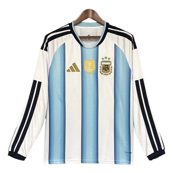 Camiseta Equipo Nacional Argentina Primera Manga Largas Copa Del Mundo 2026