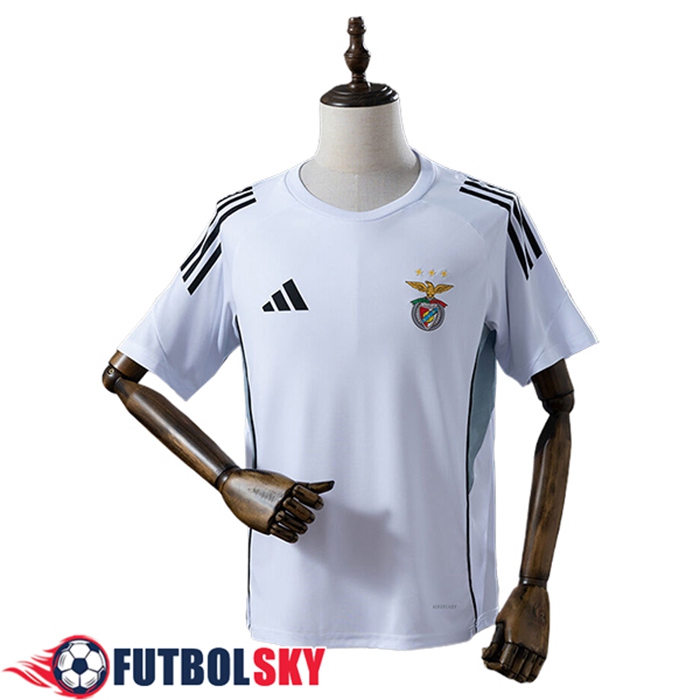 Camiseta Entrenamiento S.L.Benfica Blanco/Negro 2025/2026
