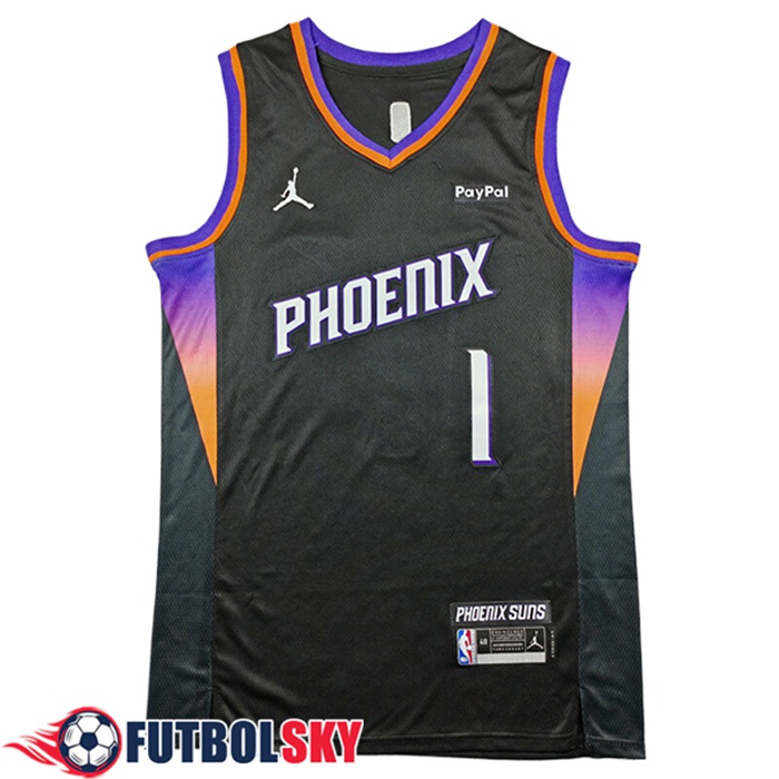 Camisetas NBA Phoenix Suns (BOOKER #1) 2025/26 Negro/Violeta