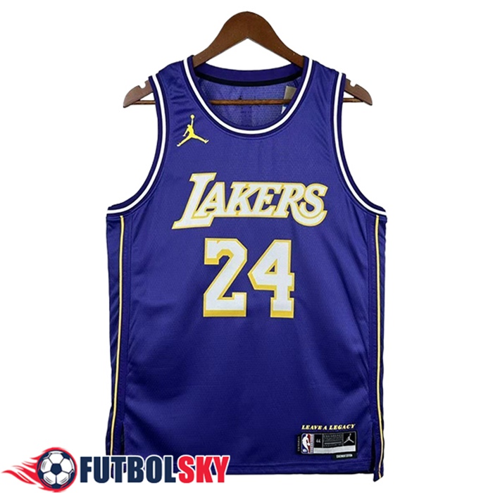 Camisetas NBA Los Angeles Lakers (BRYANT #24) 2025/26 Violeta
