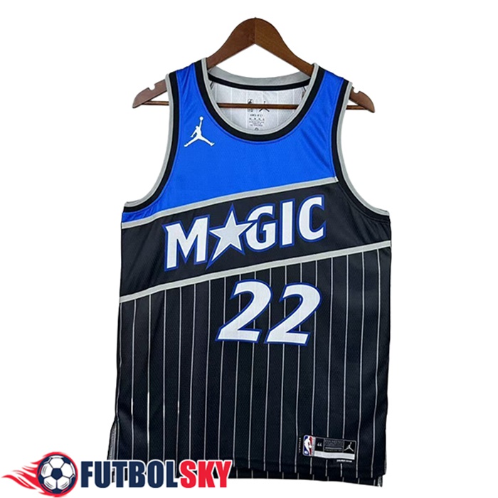 Camisetas NBA Orlando Magic (WAGNER #22) 2025/26 Negro/Azul