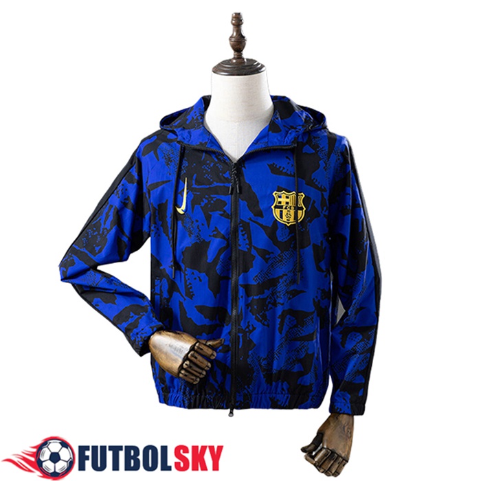 Rompevientos FC Barcelona Azul/Negro 2025/2026
