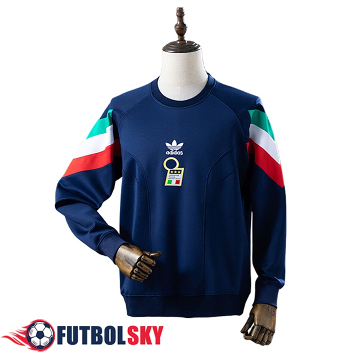 Sudadera De Entrenamiento Italia Azul Oscuro 2025/2026