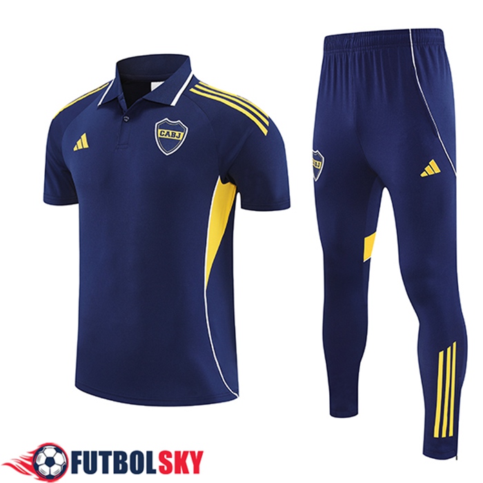Camiseta Polo Boca Juniors Azul/Amarillo 2025/2026