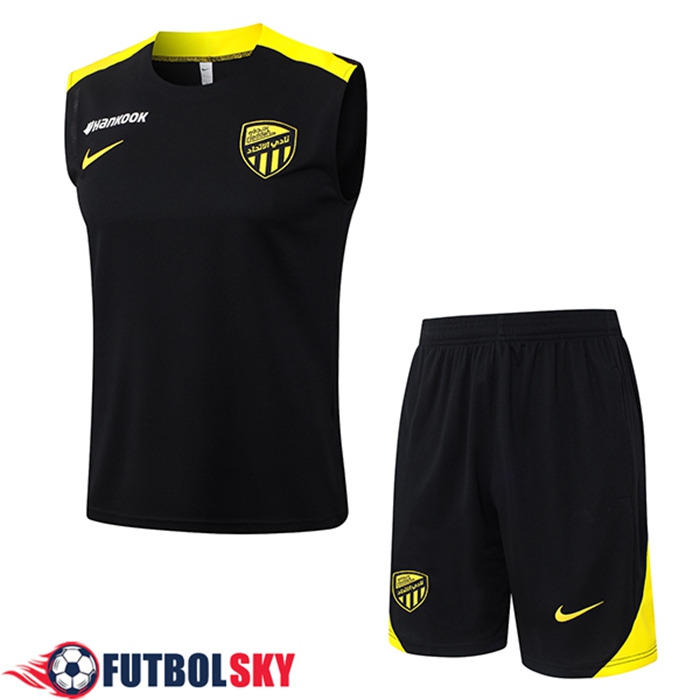 Camiseta Entrenamiento sin mangas Al-Ittihad Negro/Amarillo 2025/2026
