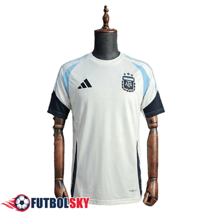 Training T-Shirt Argentina Blanco/Azul 2025/2026