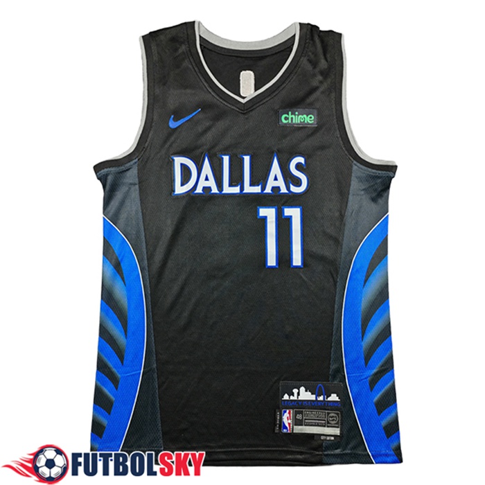 Camisetas NBA Dallas Mavericks (IRVING #11) 2025/26 Negro/Azul