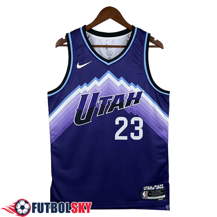 Camisetas NBA Utah Jazz (MARKKANEN #23) 2025/26 Violeta