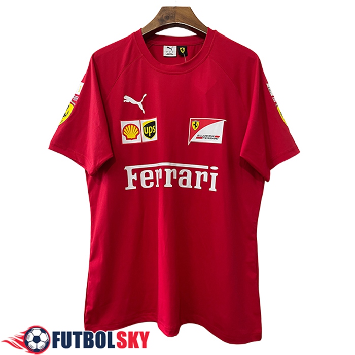 Camiseta de manga corta Scuderia Ferrari Team Rojo 2025 -02