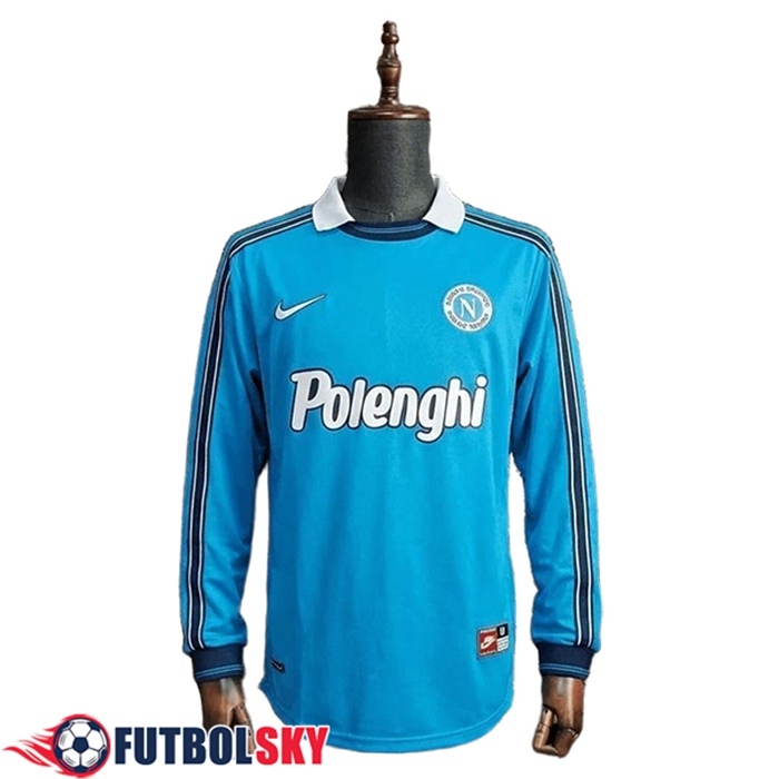 Camisetas De Futbol SSC Napoli Retro Primera Manga Largas 1998/1999