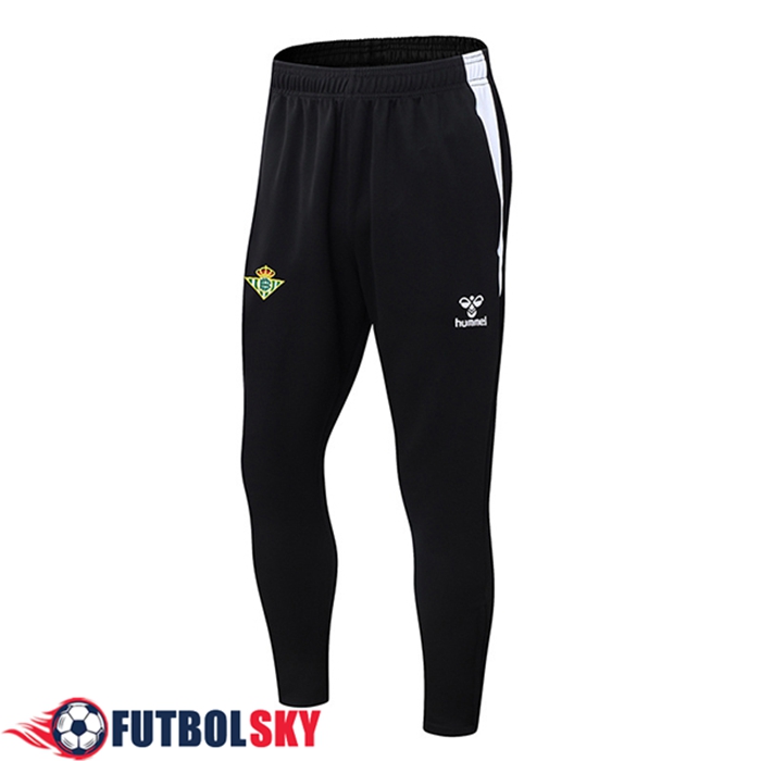 Pantalon Entrenamiento Real Betis Negro/Blanco 2025/2026 -02