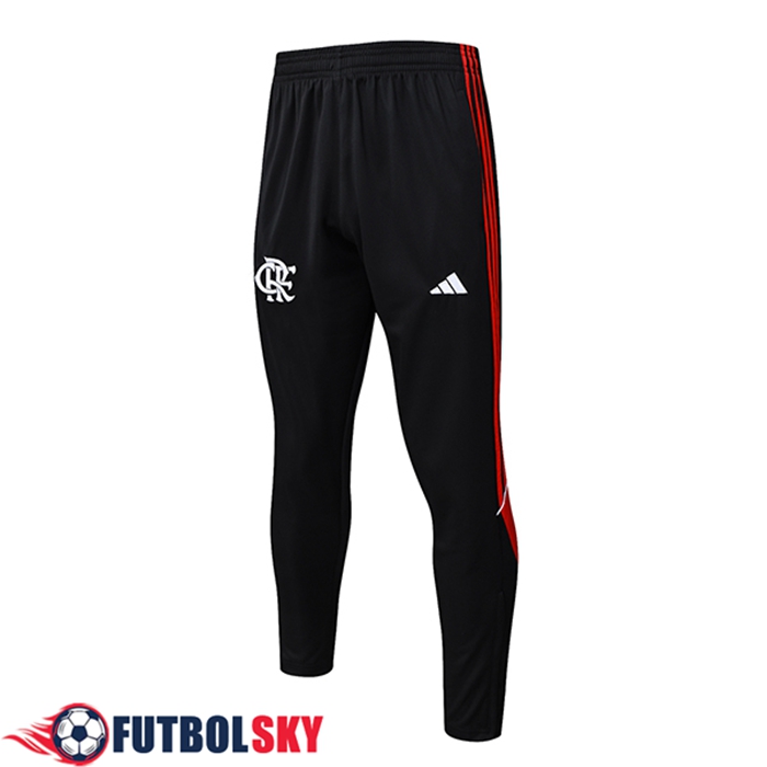Pantalon Entrenamiento Flamengo Negro/Rojo 2025/2026
