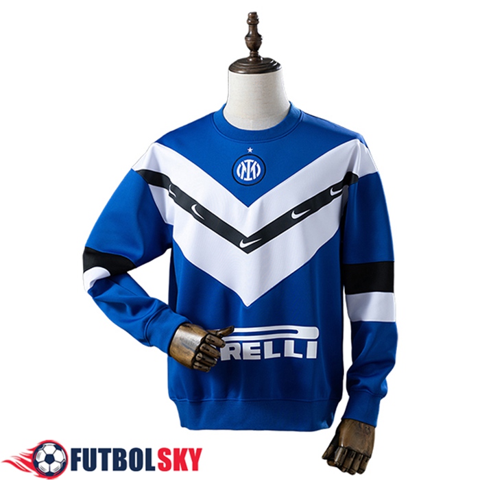 Sudadera De Entrenamiento Inter Milan Azul/Blanco/Negro 2025/2026