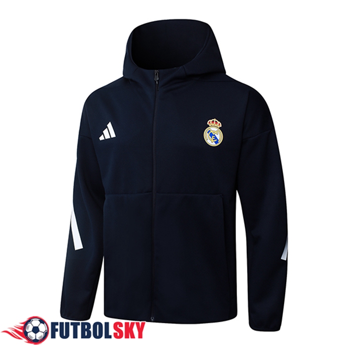 Chaqueta Con Capucha Real Madrid azul real 2025/2026