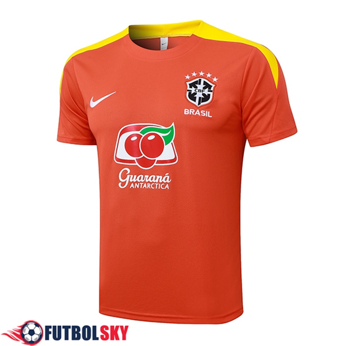 Training T-Shirt Brasil Naranja/Amarillo 2025/2026