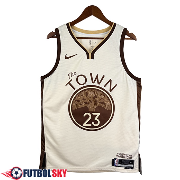 Camisetas NBA Golden State Warriors (GREEN #23) 2025/26 Beige/Marrón