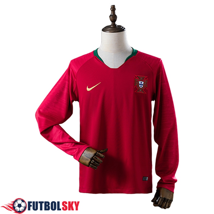 Camisetas De Futbol Portugal Retro Primera Manga Largas 2018