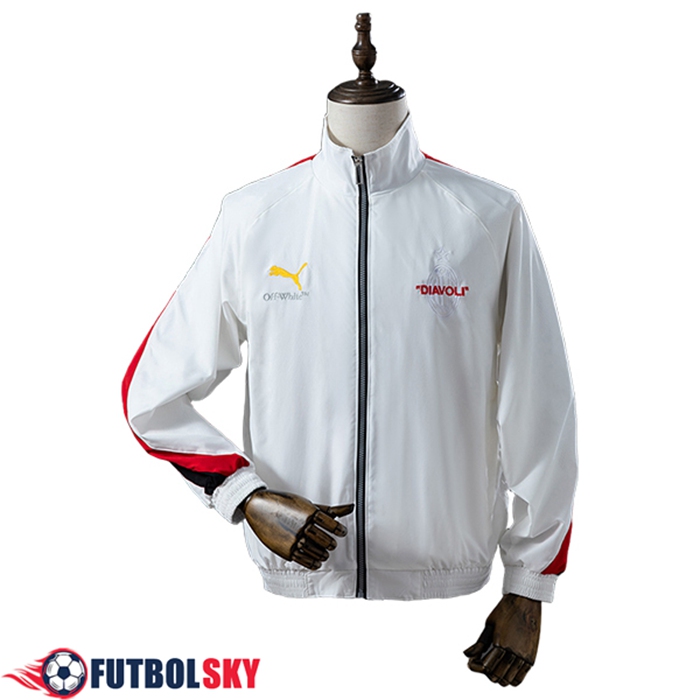 Rompevientos AC Milan Blanco/Rojo/Negro 2025/2026