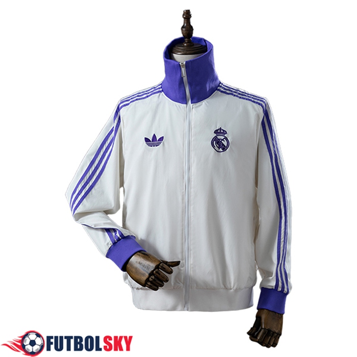 Rompevientos Real Madrid Blanco/Violeta 2025/2026