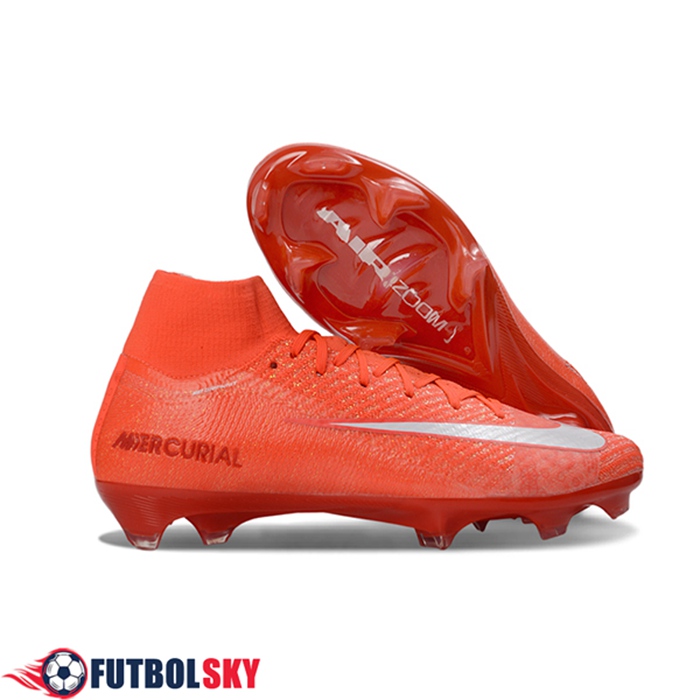 Nike Botas De Fútbol Air Zoom Mercurial Superfly IIX Elite FG Rojo/Blanco
