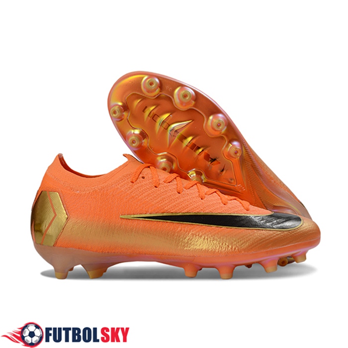 Nike Botas De Fútbol AIR Zoom Mercurial Vapor 16 Elite XXV AG Naranja/Negro -02