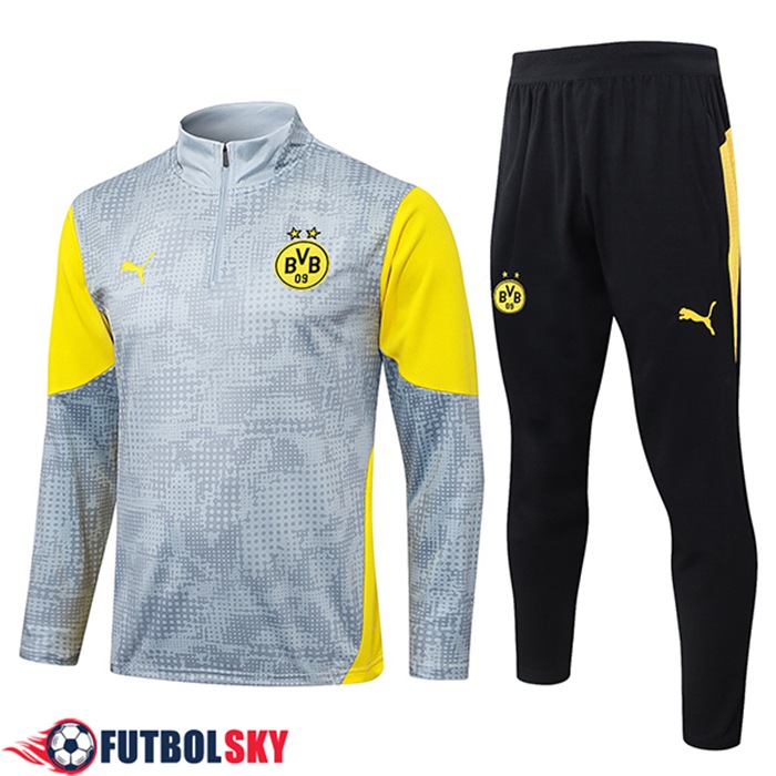 Chandal Equipos De Futbol Dortmund BVB Gris/Amarillo 2025/2026