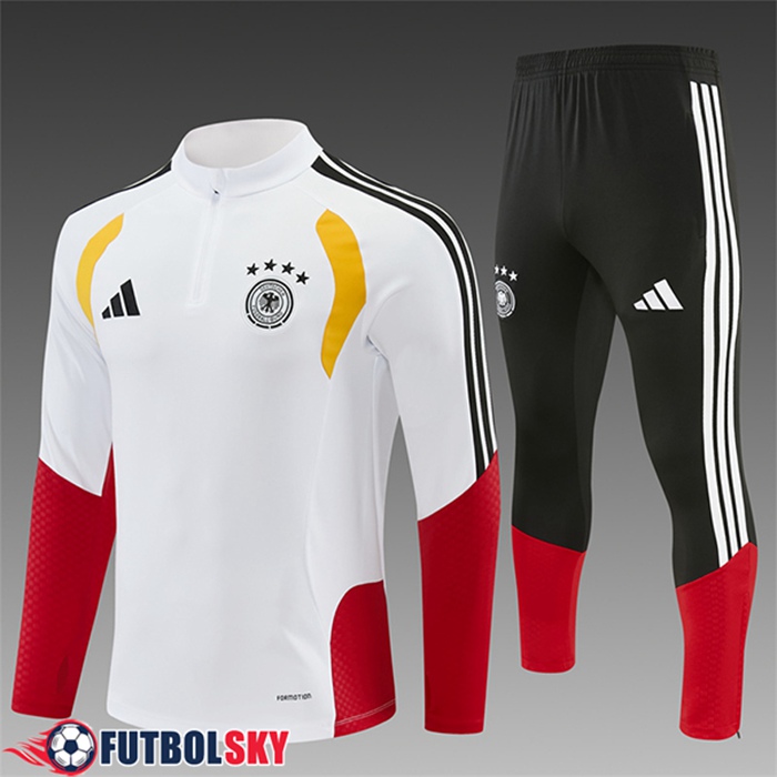 Chandal Equipos De Futbol Alemania Ninos Blanco/Rojo 2025/2026